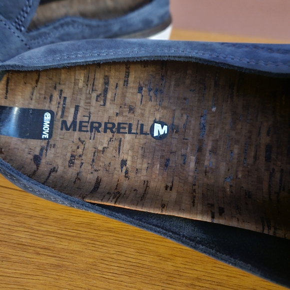 Merrell Women's Perforated Slip-on Mules Navy Blue - Picture 10 of 11